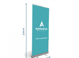 100×200 Roll Up Banner Baskı